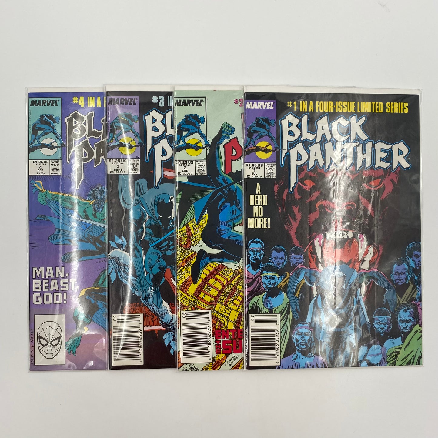 Black Panther #1-4 (1988) Marvel