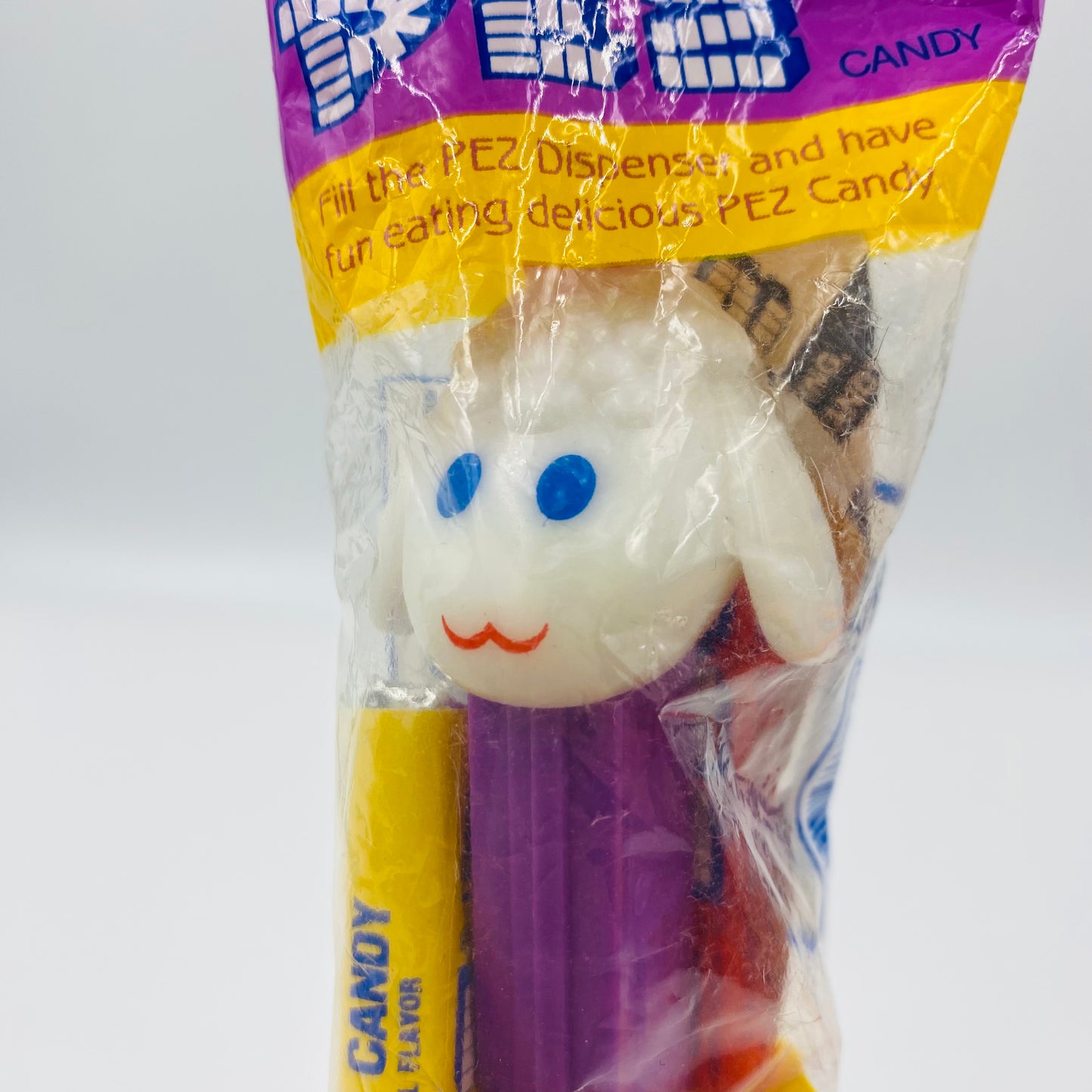 Easter Lamb PEZ dispenser (1999) bagged 4.9 Slovenia lavender cello