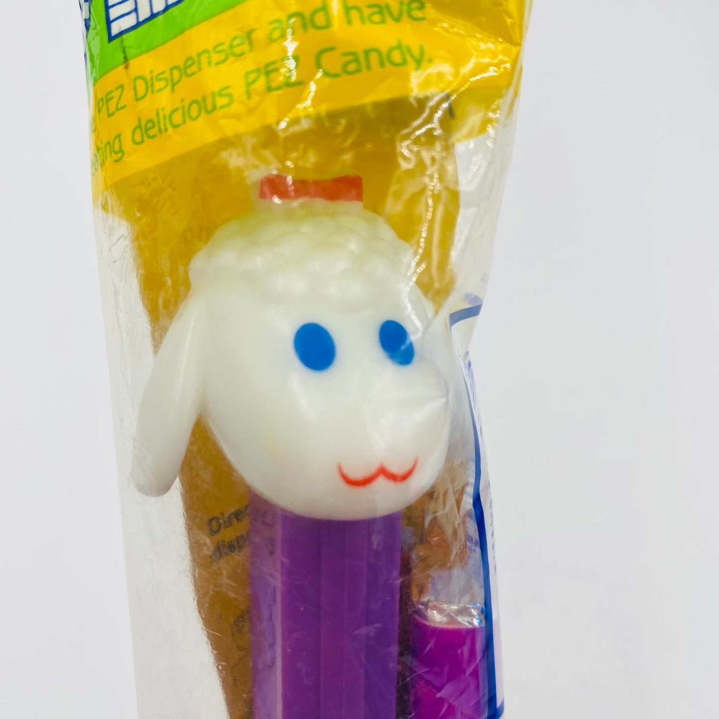 Easter Lamb PEZ dispenser (1999) bagged 4.9 Slovenia green cello