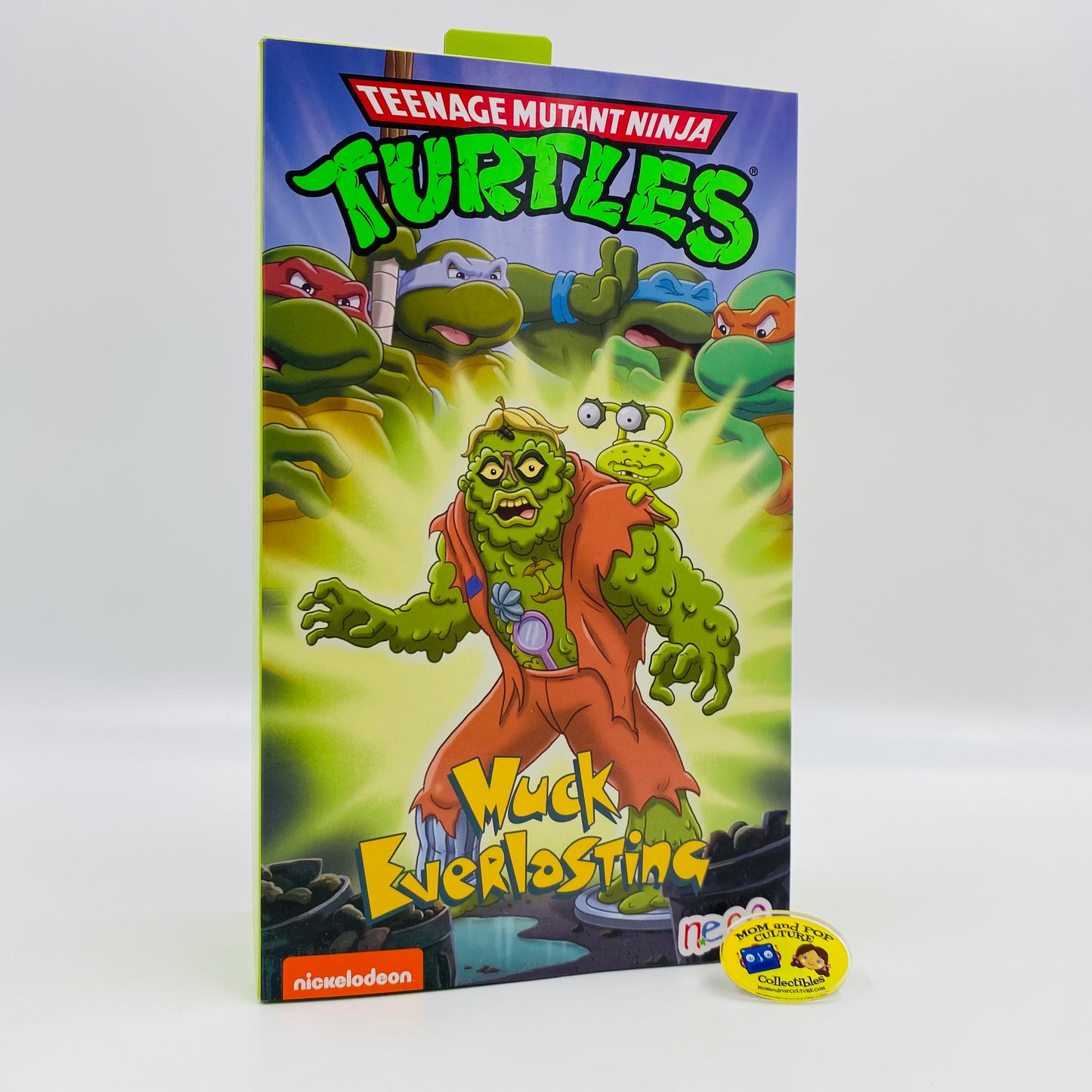 Teenage Mutant Ninja Turtles Muckman & Joe Eyeball boxed action figures (2021) NECA
