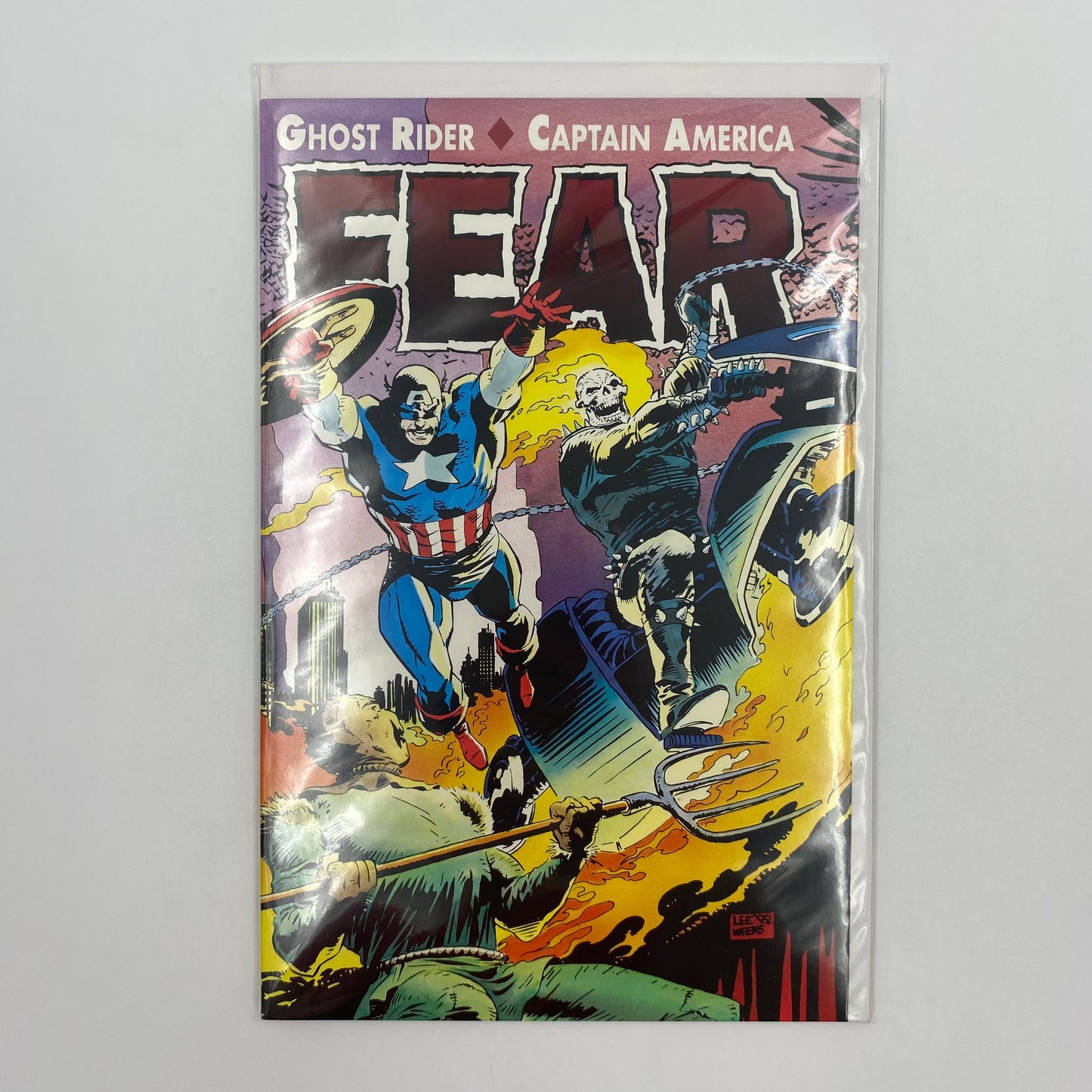 Ghost Rider Captain America Fear (1992) Marvel