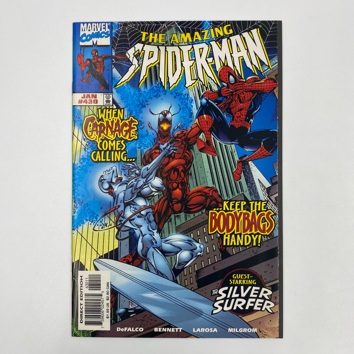 Amazing Spider-Man #430 & #431 “The Carnage Cosmic” (1998) Marvel (FN, FN-)