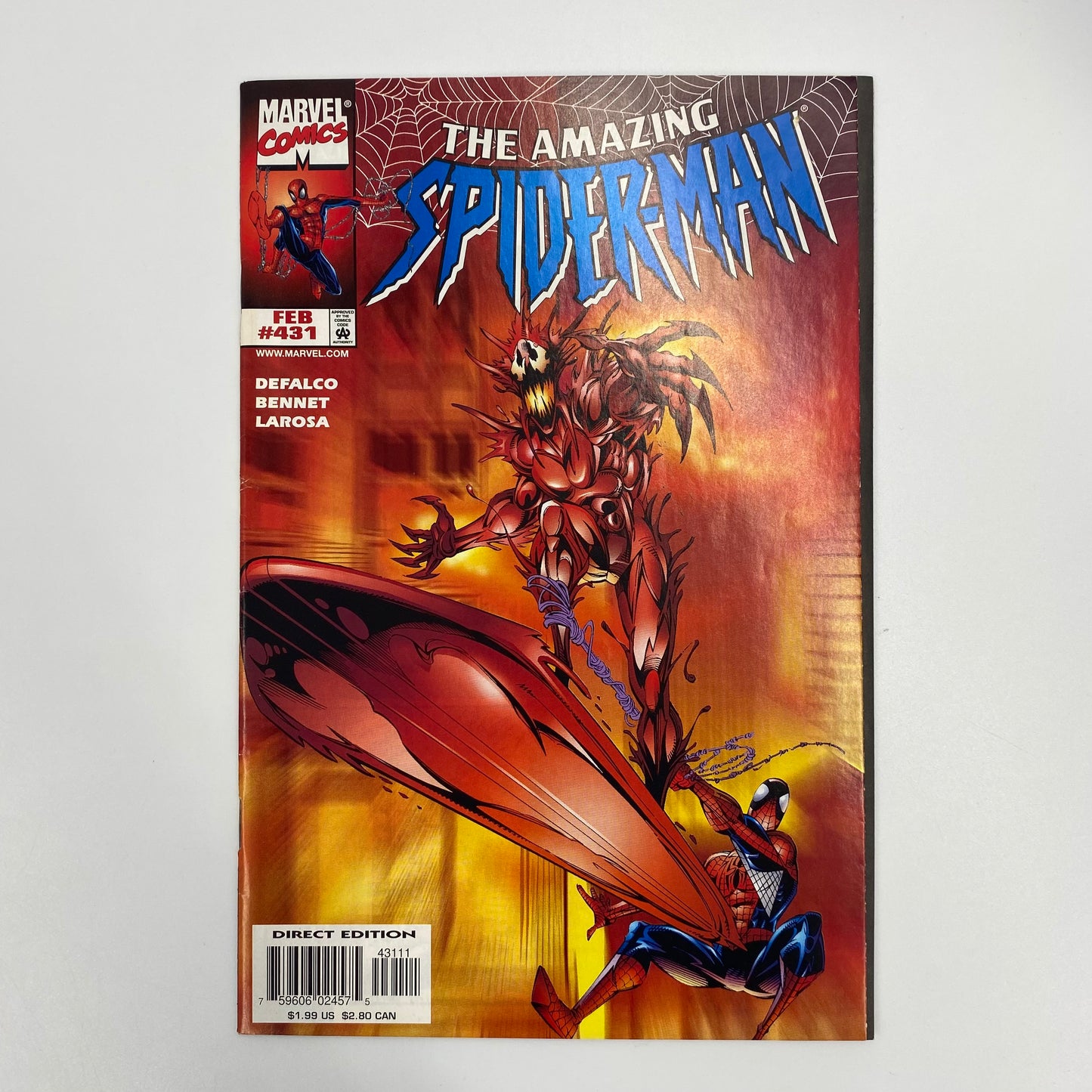 Amazing Spider-Man #430 & #431 “The Carnage Cosmic” (1998) Marvel (FN, FN-)