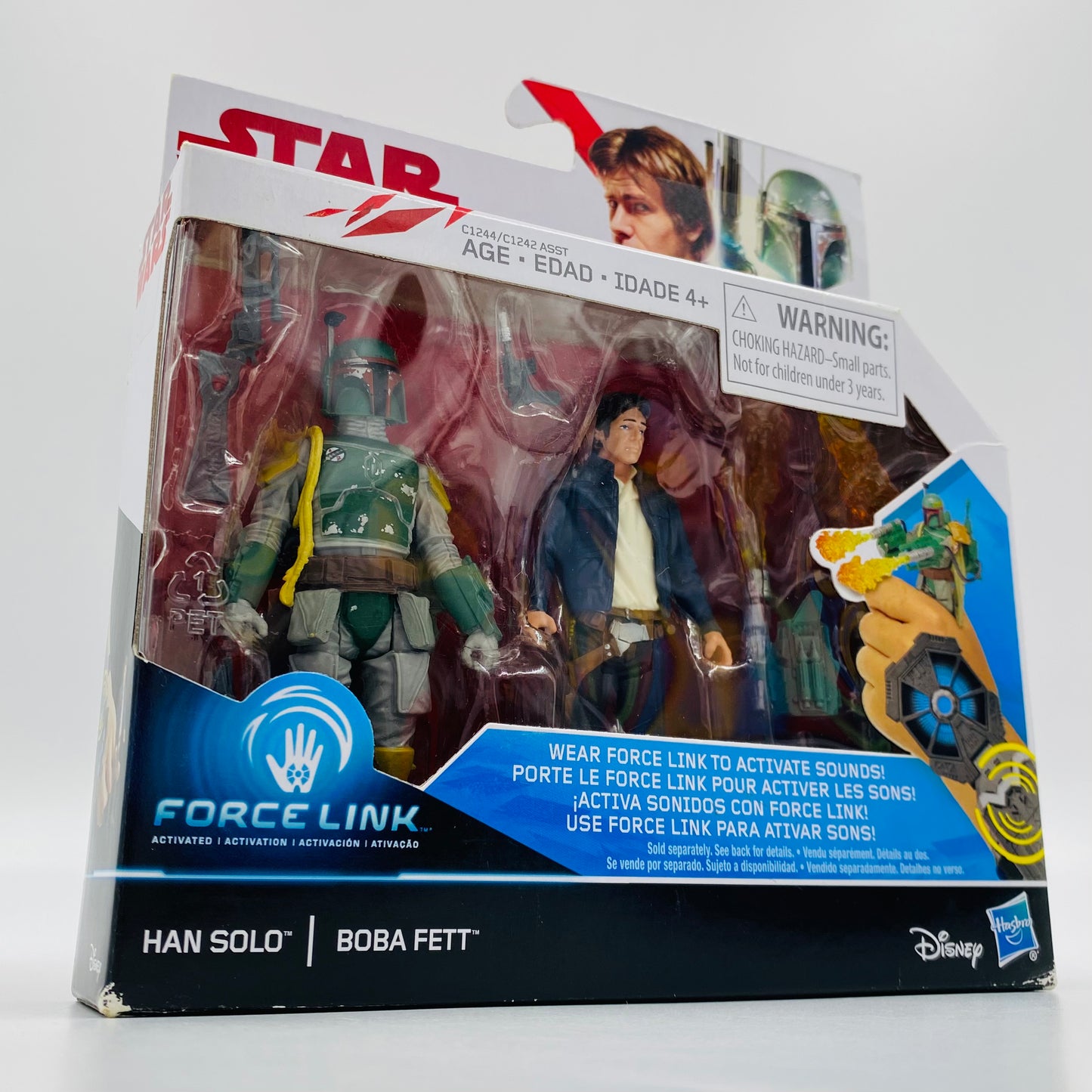 Star Wars Empire Strikes Back Han Solo Boba Fett 3.75” boxed action figures (2017) Hasbro