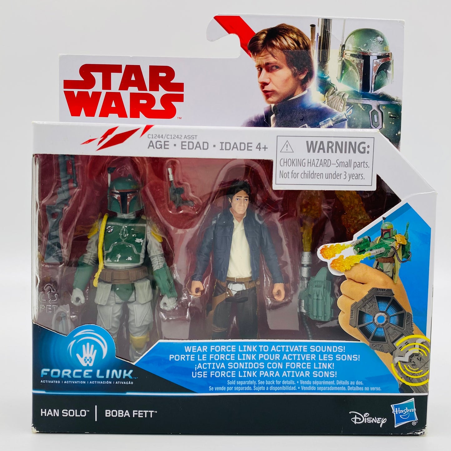Star Wars Empire Strikes Back Han Solo Boba Fett 3.75” boxed action figures (2017) Hasbro