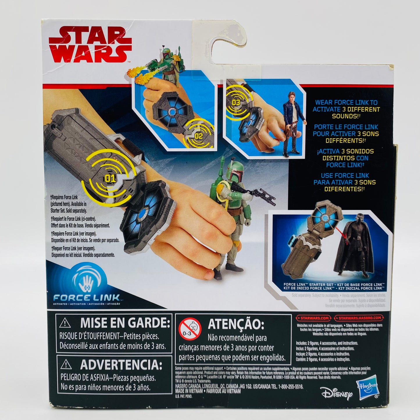 Star Wars Empire Strikes Back Han Solo Boba Fett 3.75” boxed action figures (2017) Hasbro