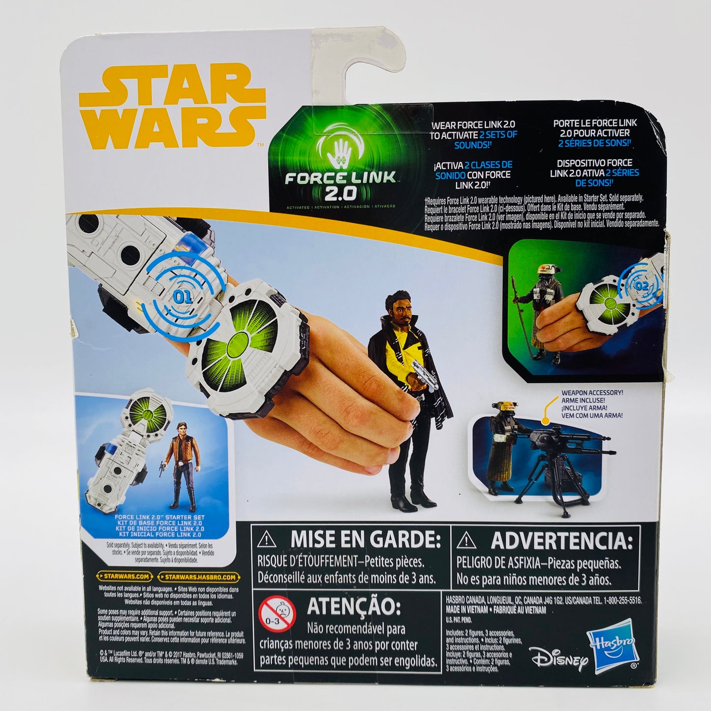 Star Wars Solo Kessel Guard & Lando Calrissian 3.75” boxed action figures (2018) Hasbro