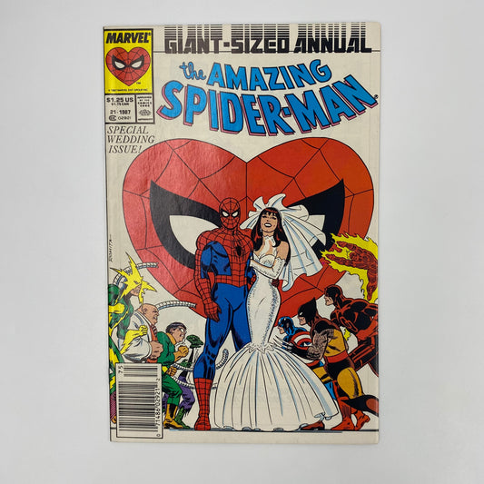 Amazing Spider-Man Annual #21 “The Wedding” (1987) Marvel (VF-)