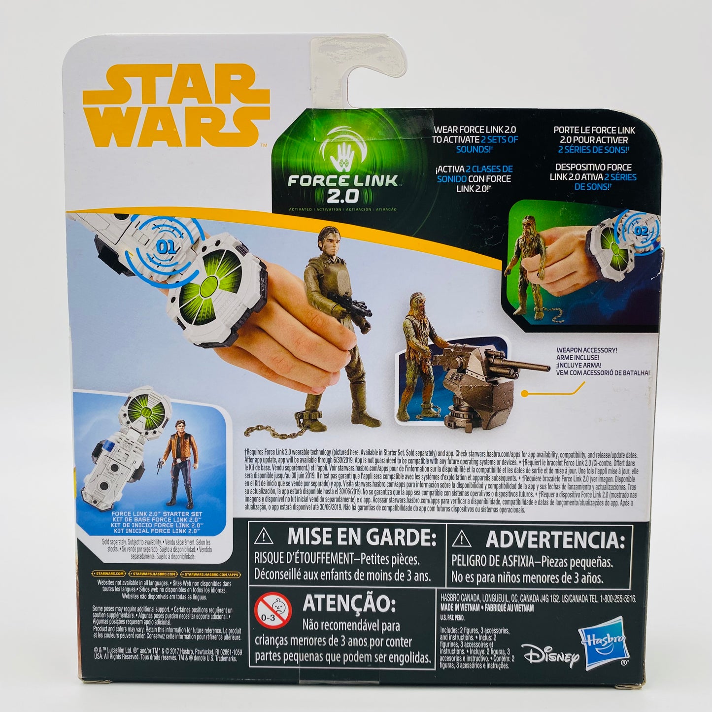 Star Wars Solo Chewbacca (Mimban) & Han Solo (Mimban) 3.75” boxed action figures (2018) Hasbro