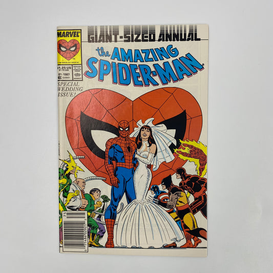 Amazing Spider-Man Annual #21 “The Wedding” (1987) Marvel (FN+)