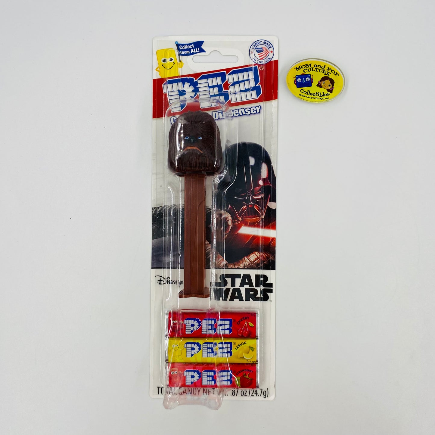 Star Wars Chewbacca PEZ dispenser (2015) carded 7.5 China