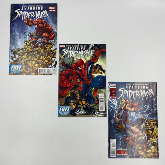 Avenging Spider-Man #1-3 (2012) Marvel (FN to VF)