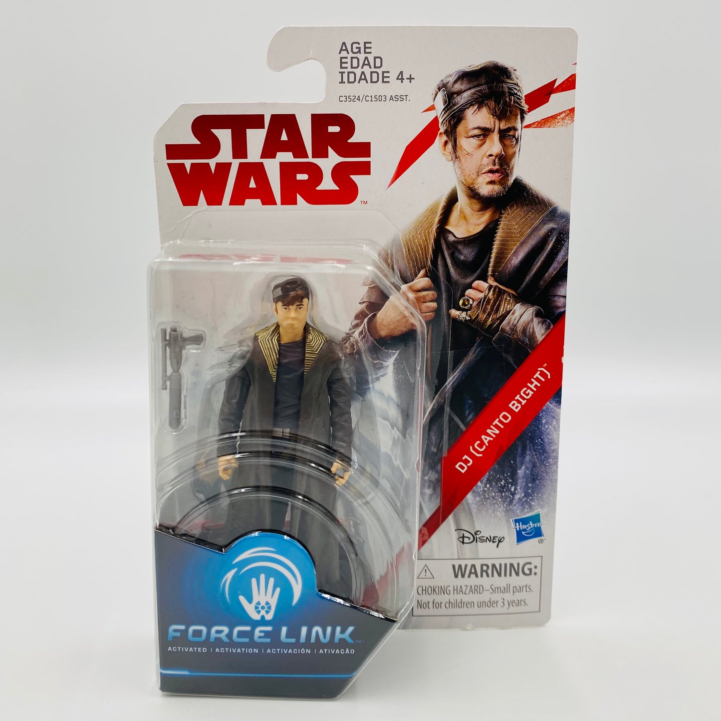 Star Wars The Last Jedi DJ (Canto Bight) 3.75” carded action figure (2017) Hasbro