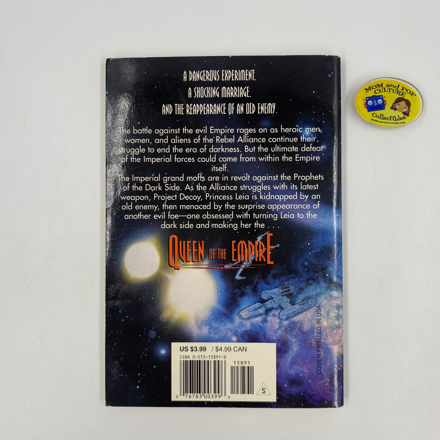 Star Wars Queen of the Empire by Paul and Hollace Davids (1993) Bantam Skylark