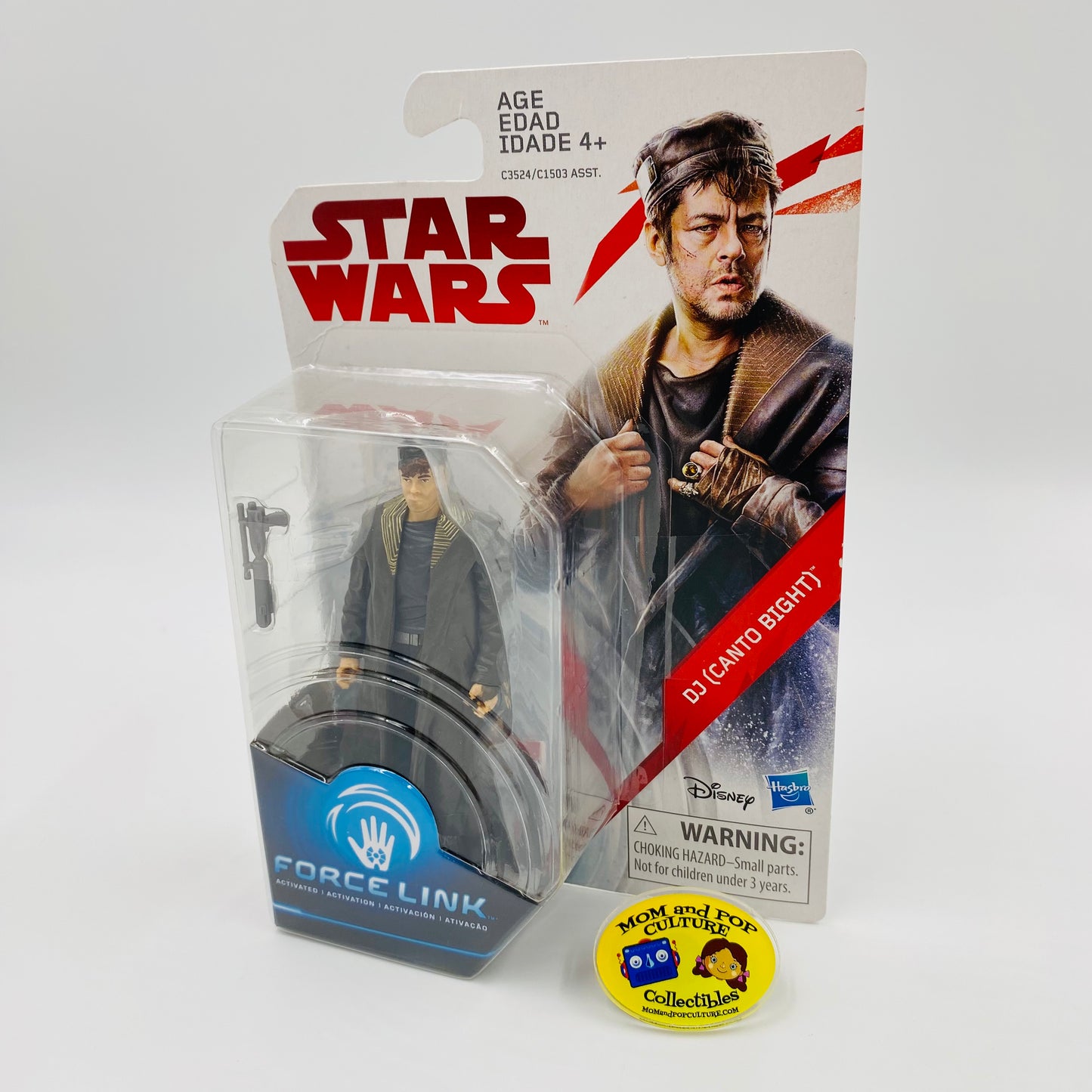 Star Wars The Last Jedi DJ (Canto Bight) 3.75” carded action figure (2017) Hasbro