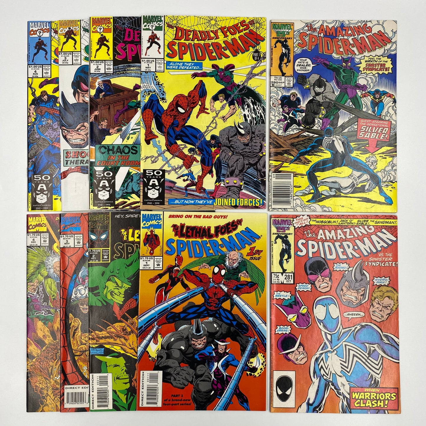 M&PC Marvel Comic Book FUN PACK: Spider-Man VS Sinister Syndicate