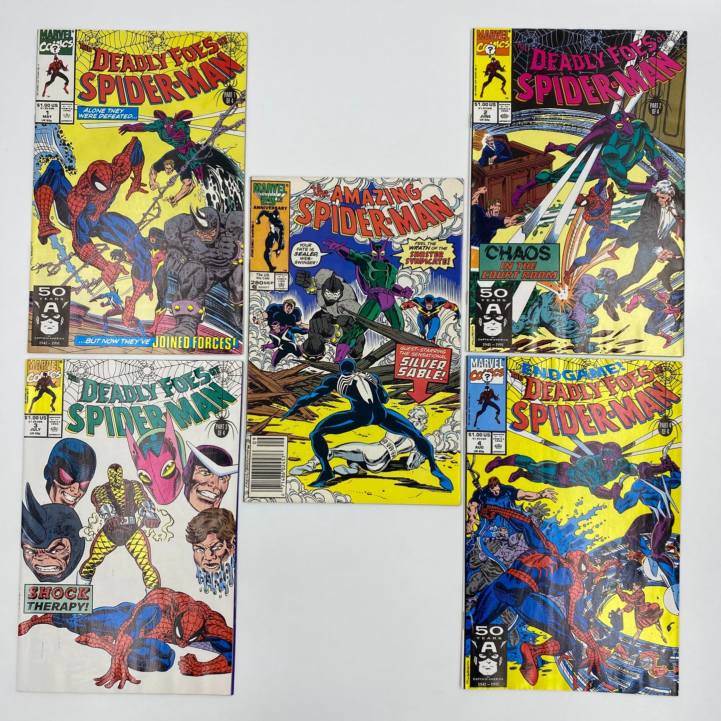 M&PC Marvel Comic Book FUN PACK: Spider-Man VS Sinister Syndicate