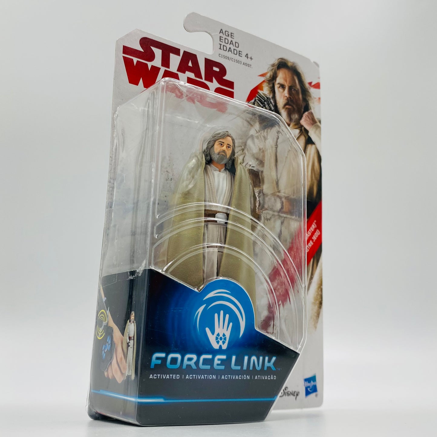 Star Wars The Last Jedi Luke Skywalker (Jedi Master) 3.75” carded action figure (2017) Hasbro