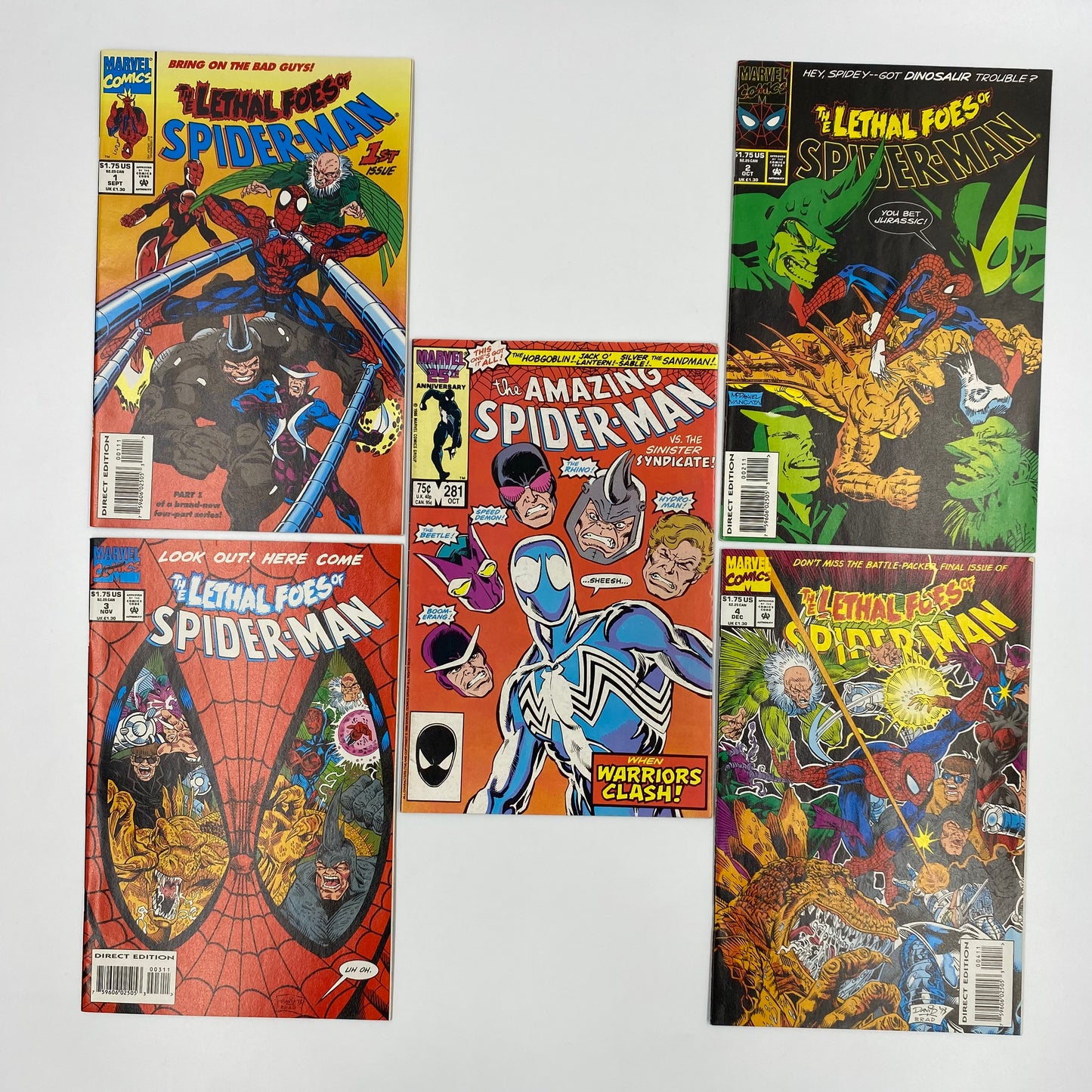 M&PC Marvel Comic Book FUN PACK: Spider-Man VS Sinister Syndicate