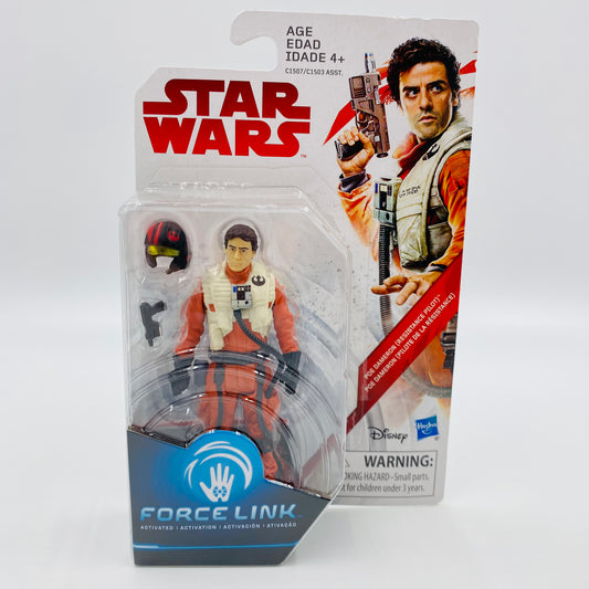 Star Wars The Last Jedi Poe Dameron (Resistance Pilot) 3.75” carded action figure (2017) Hasbro