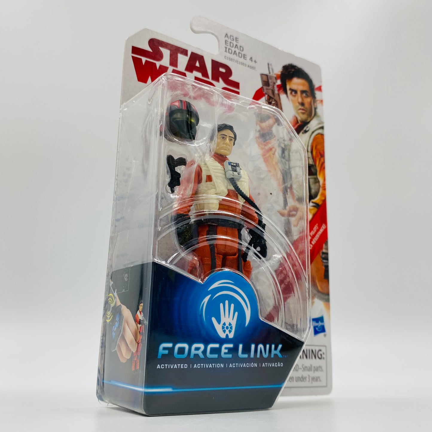 Star Wars The Last Jedi Poe Dameron (Resistance Pilot) 3.75” carded action figure (2017) Hasbro