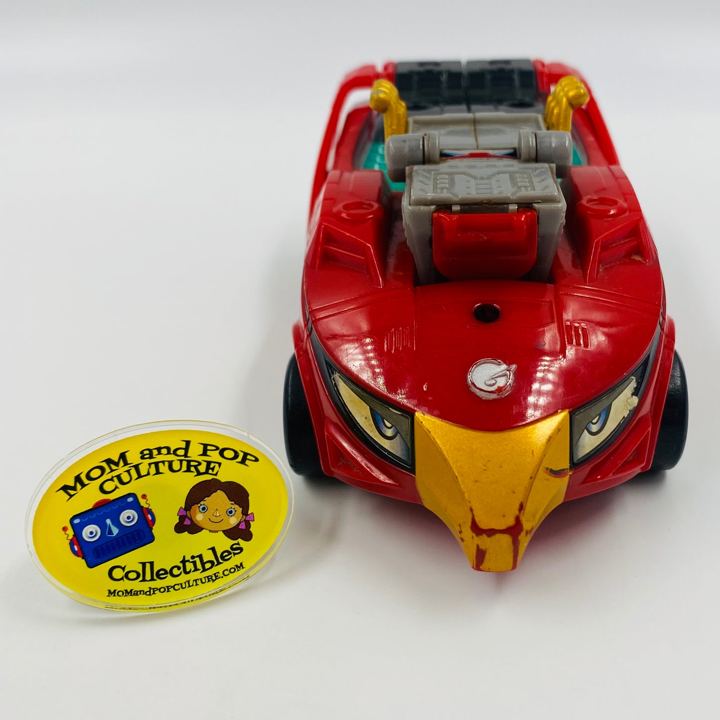 Power Rangers RPM Red Eagle Racer Zord loose vehicle (2008) Bandai