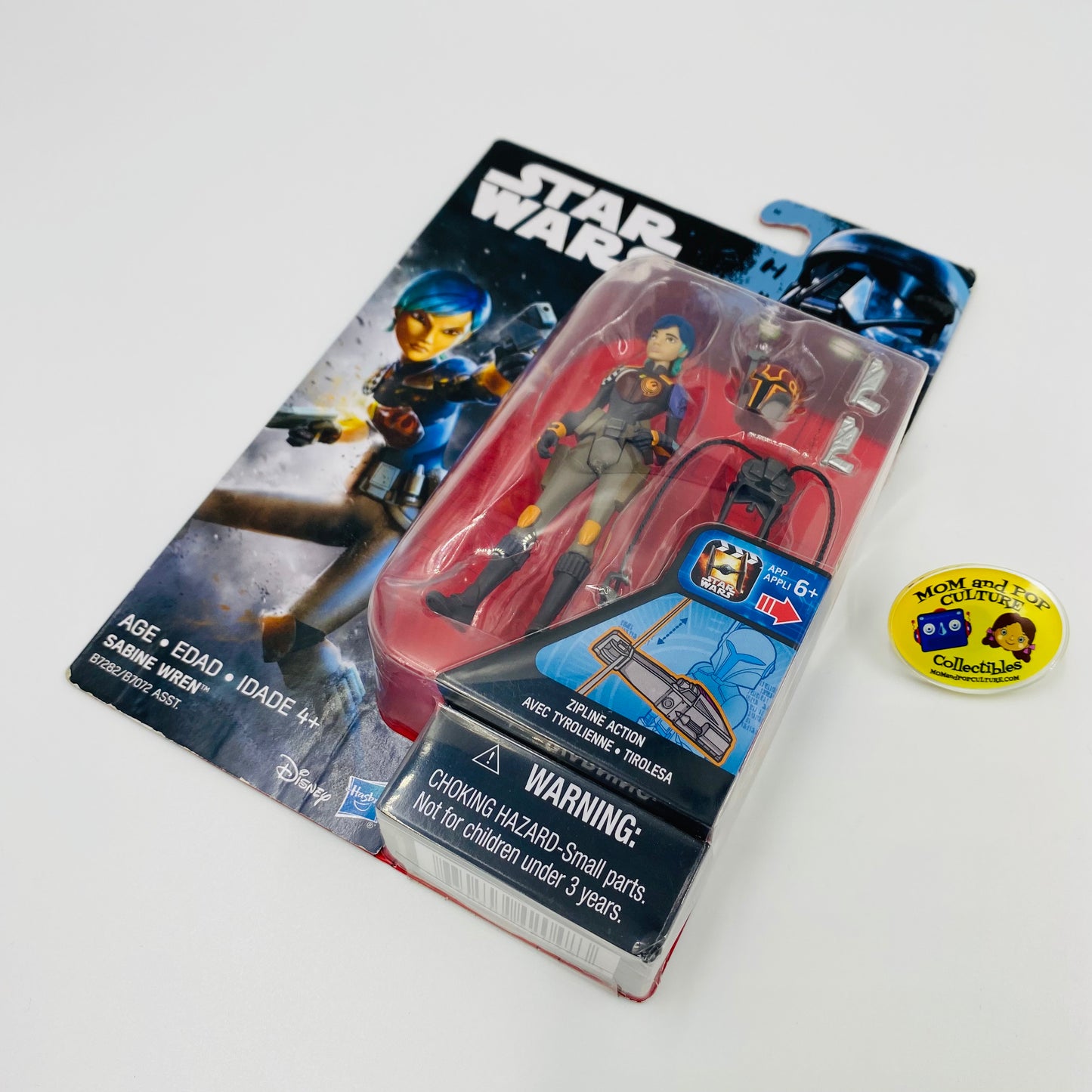 Star Wars Rebels Sabine Wren 3.75” carded action figure (2016) Hasbro