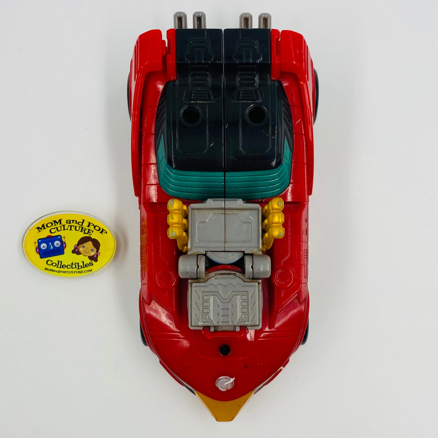 Power Rangers RPM Red Eagle Racer Zord loose vehicle (2008) Bandai