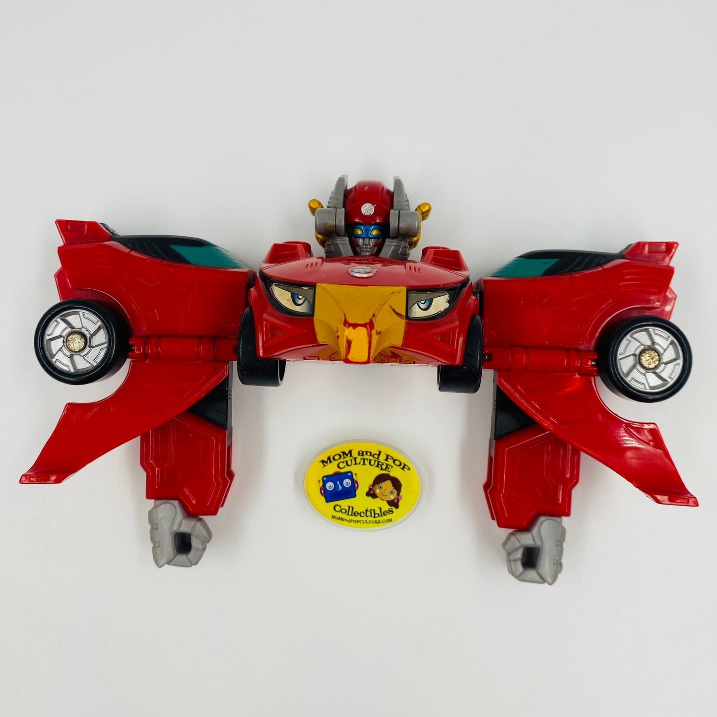 Power Rangers RPM Red Eagle Racer Zord loose vehicle (2008) Bandai