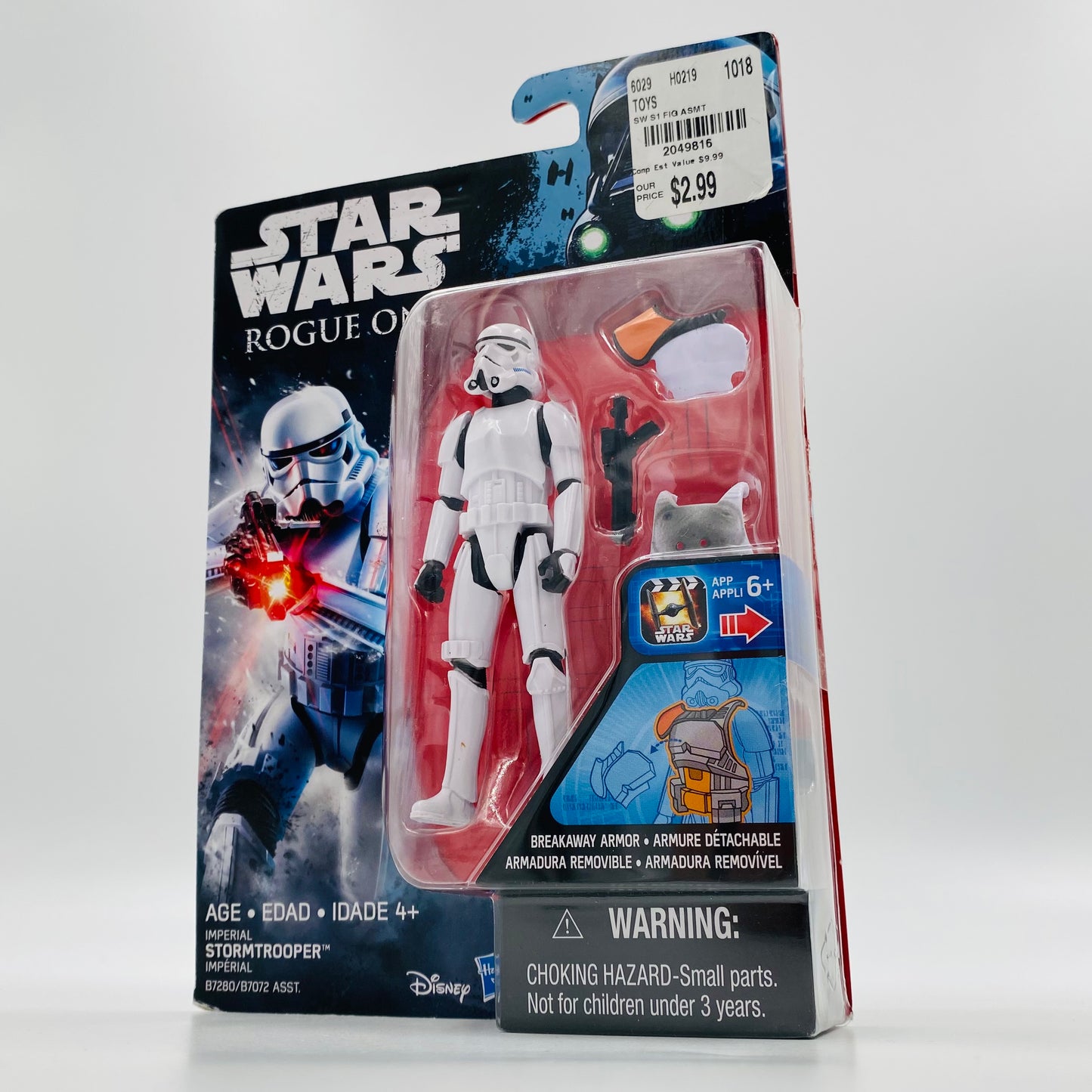 Star Wars Rogue One Imperial Stormtrooper 3.75” carded action figure (2016) Hasbro