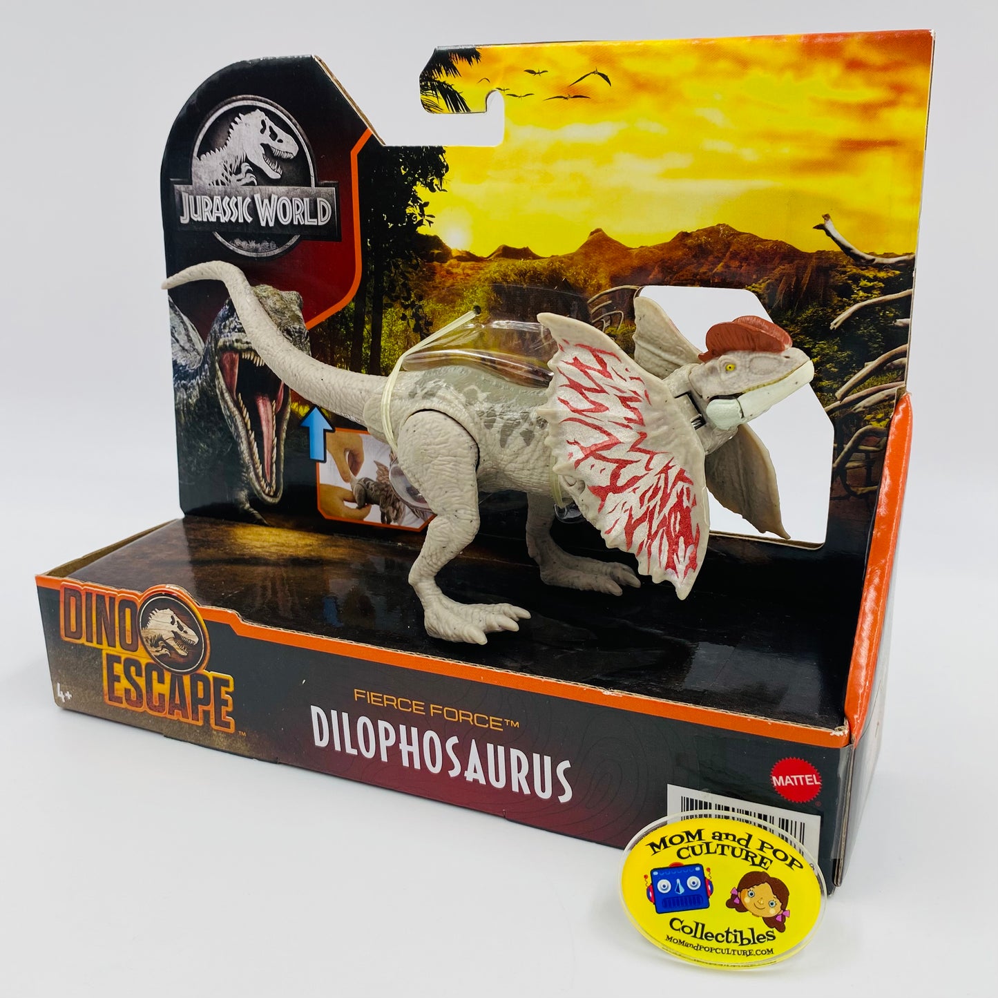 Jurassic World Dino Escape Fierce Force Dilophosaurus carded action figure (2021) Mattel