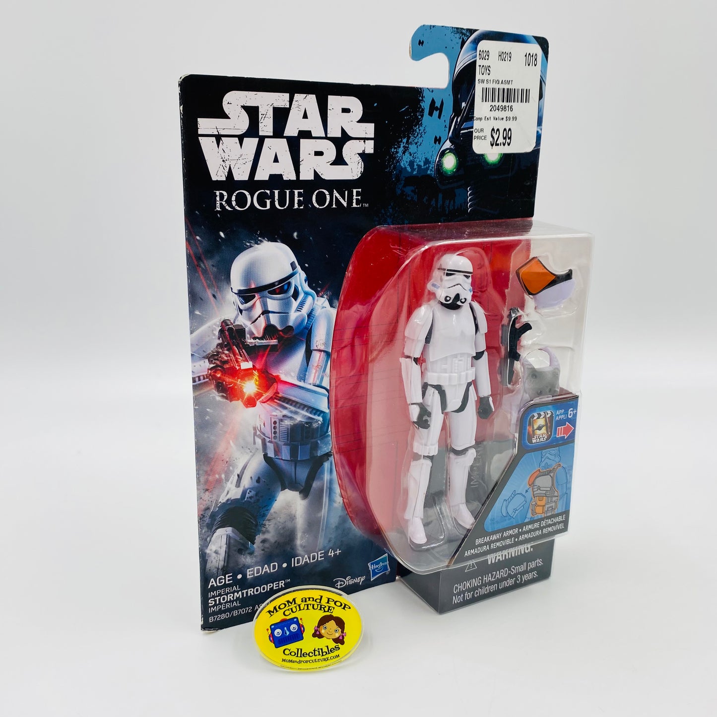 Star Wars Rogue One Imperial Stormtrooper 3.75” carded action figure (2016) Hasbro