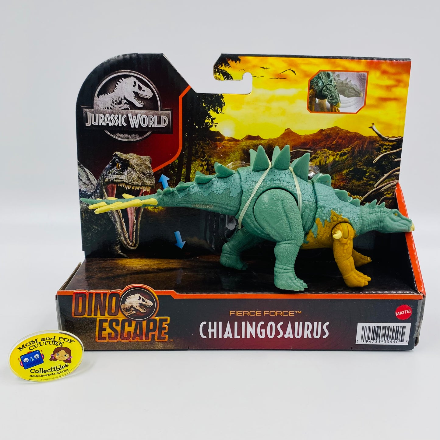 Jurassic World Dino Escape Fierce Force Chialingosaurus carded action figure (2021) Mattel