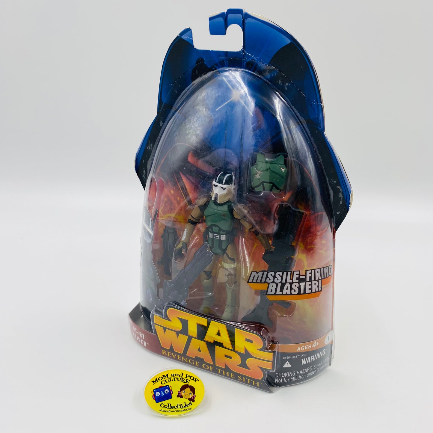 Star Wars Revenge of the Sith AT-RT Driver carded 3.75” action figure (2005) Hasbro
