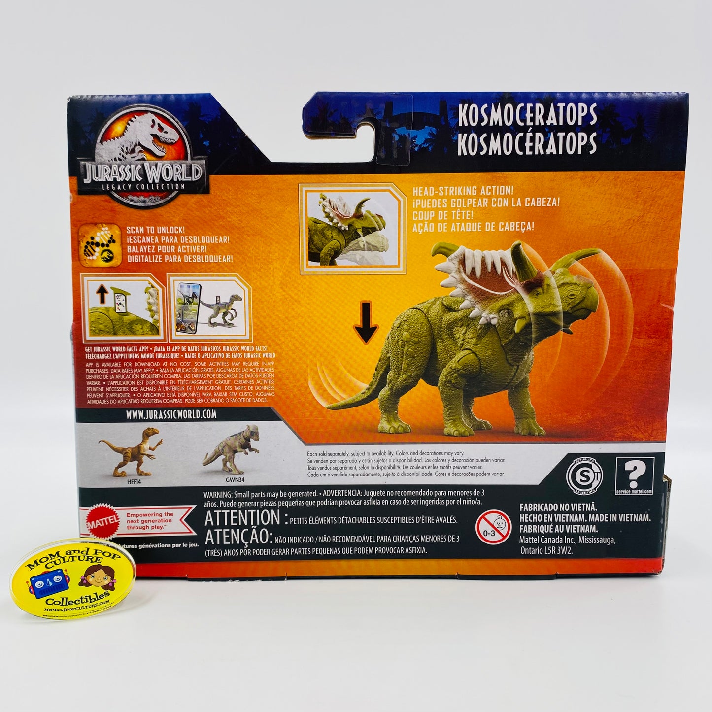 Jurassic World Legacy Collection Kosmoceratops carded action figure (2022) Mattel