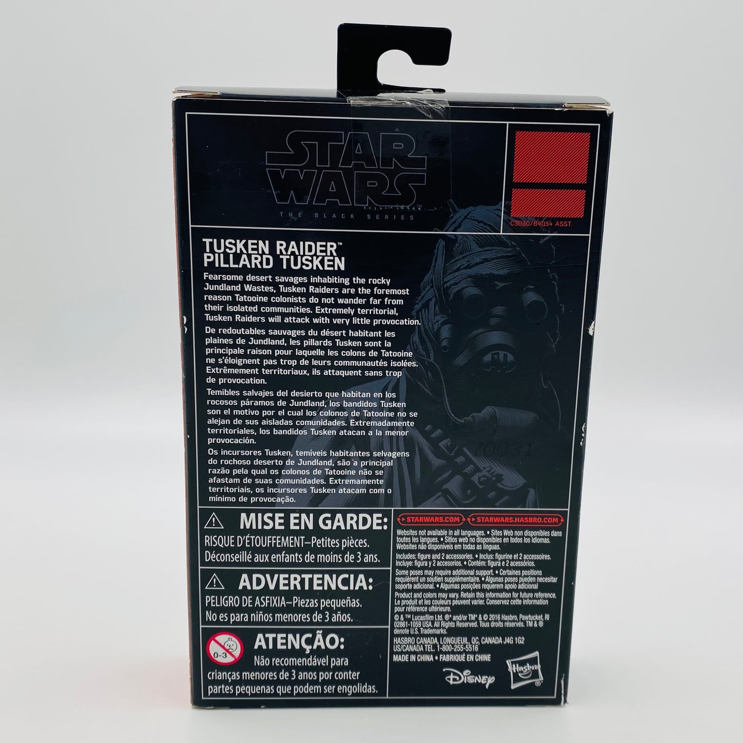 Star Wars The Black Series Tusken Raider boxed 3.75” action figure (2017) Hasbro