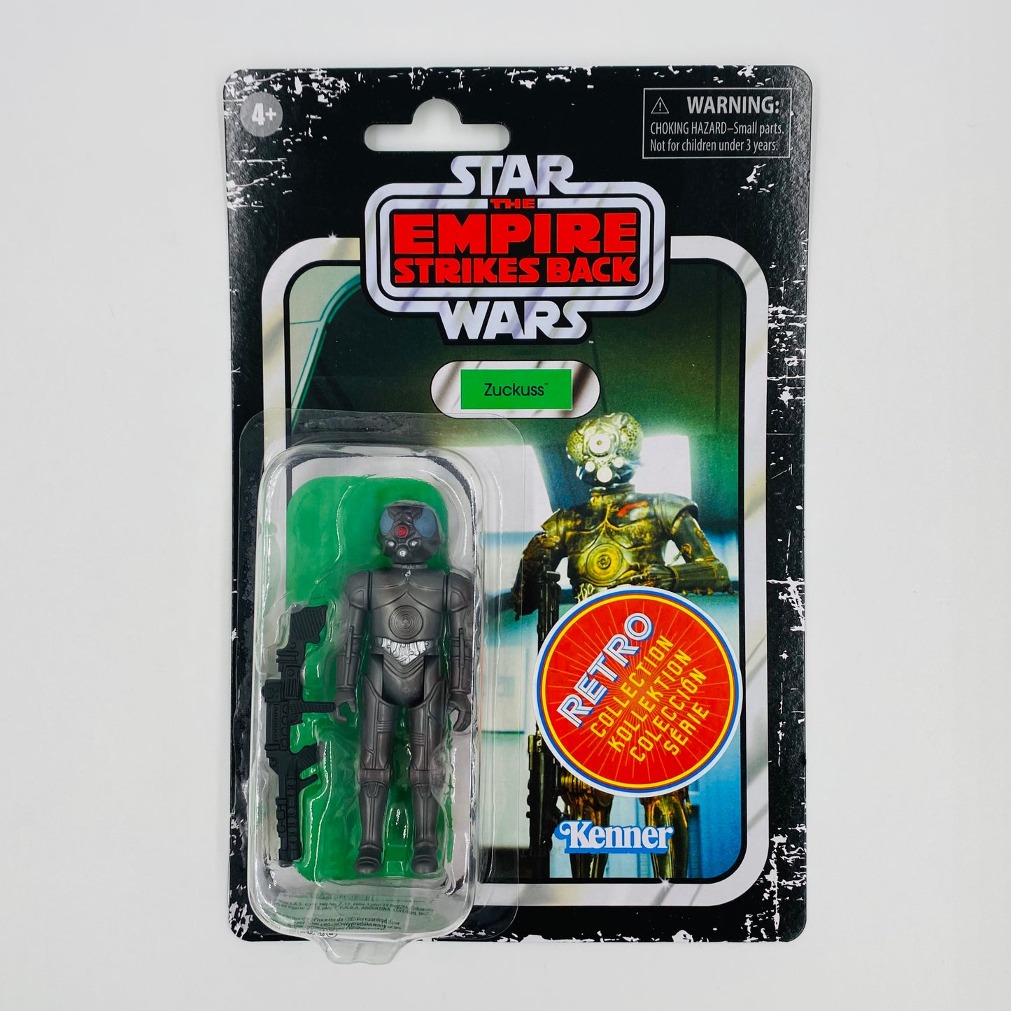 Star Wars Retro Collection The Empire Strikes Back Zuckuss & 4-LOM 3.75” carded action figures (2023) Kenner (Hasbro)