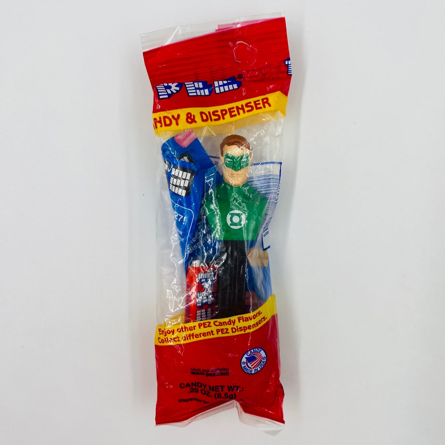 DC Green Lantern PEZ dispenser (2011) bagged 5.9 China red cello