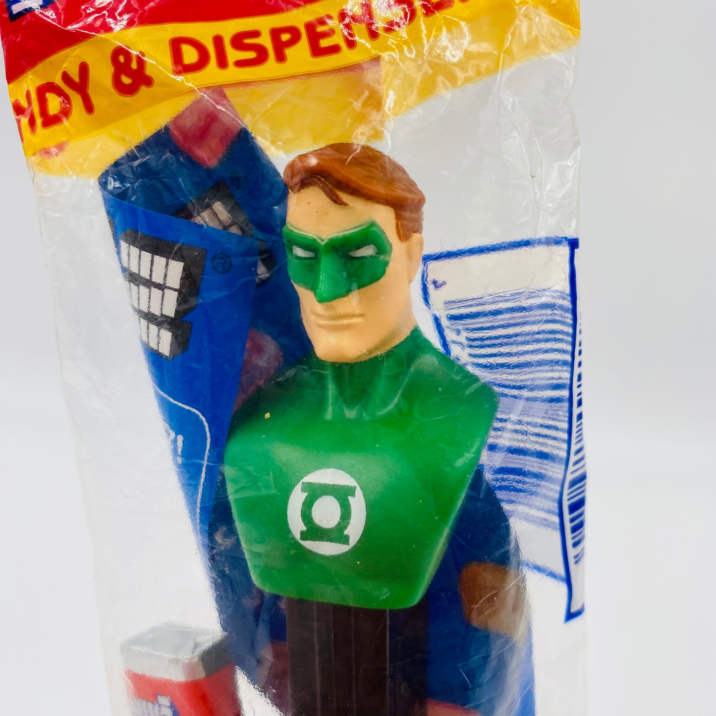 DC Green Lantern PEZ dispenser (2011) bagged 5.9 China red cello