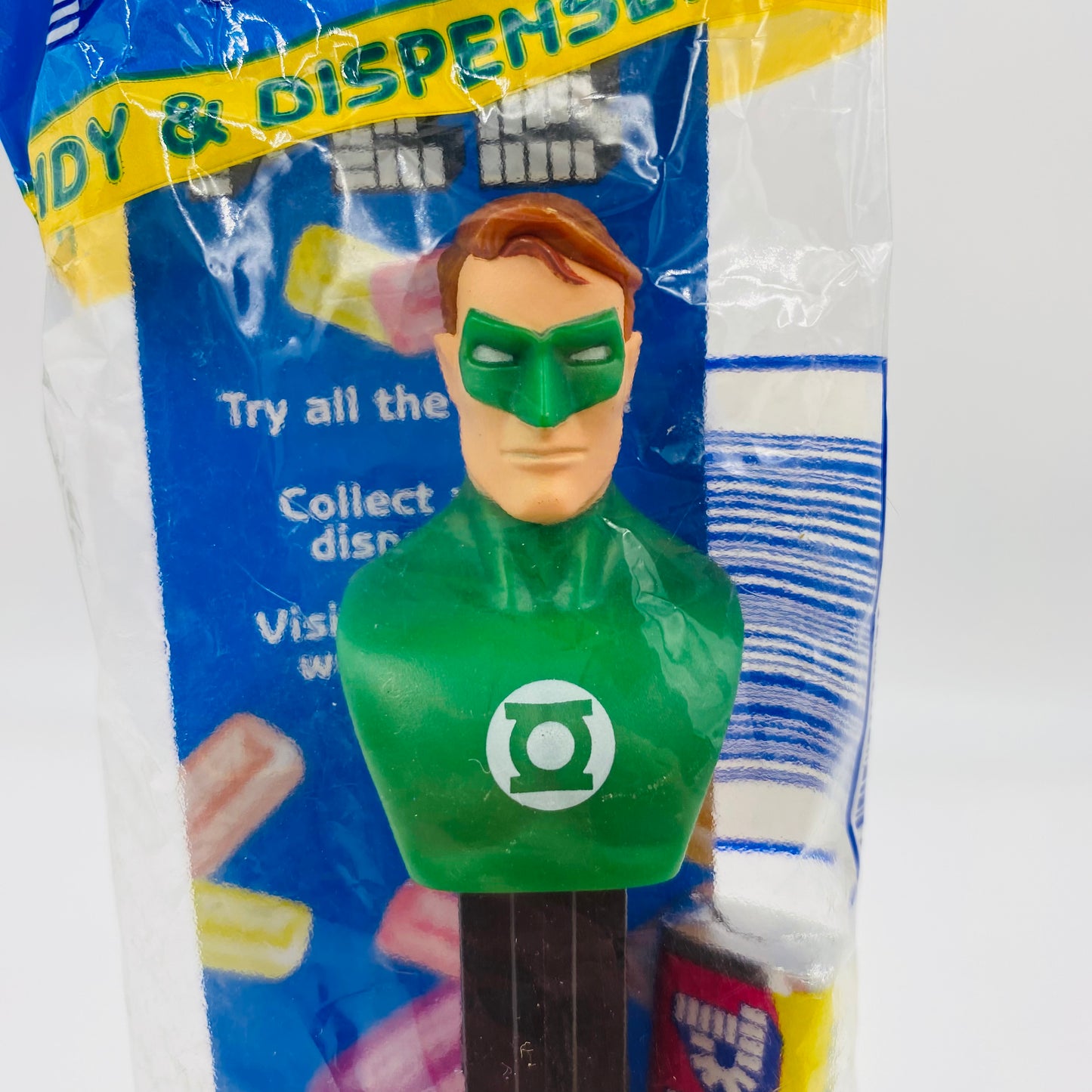 DC Green Lantern PEZ dispenser (2011) bagged 5.9 China blue cello