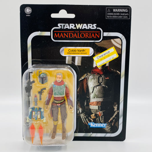 Star Wars The Vintage Collection Cobb Vanth (Mandalorian Armor) Deluxe carded 3.75” action figure (2024) Kenner (Hasbro)