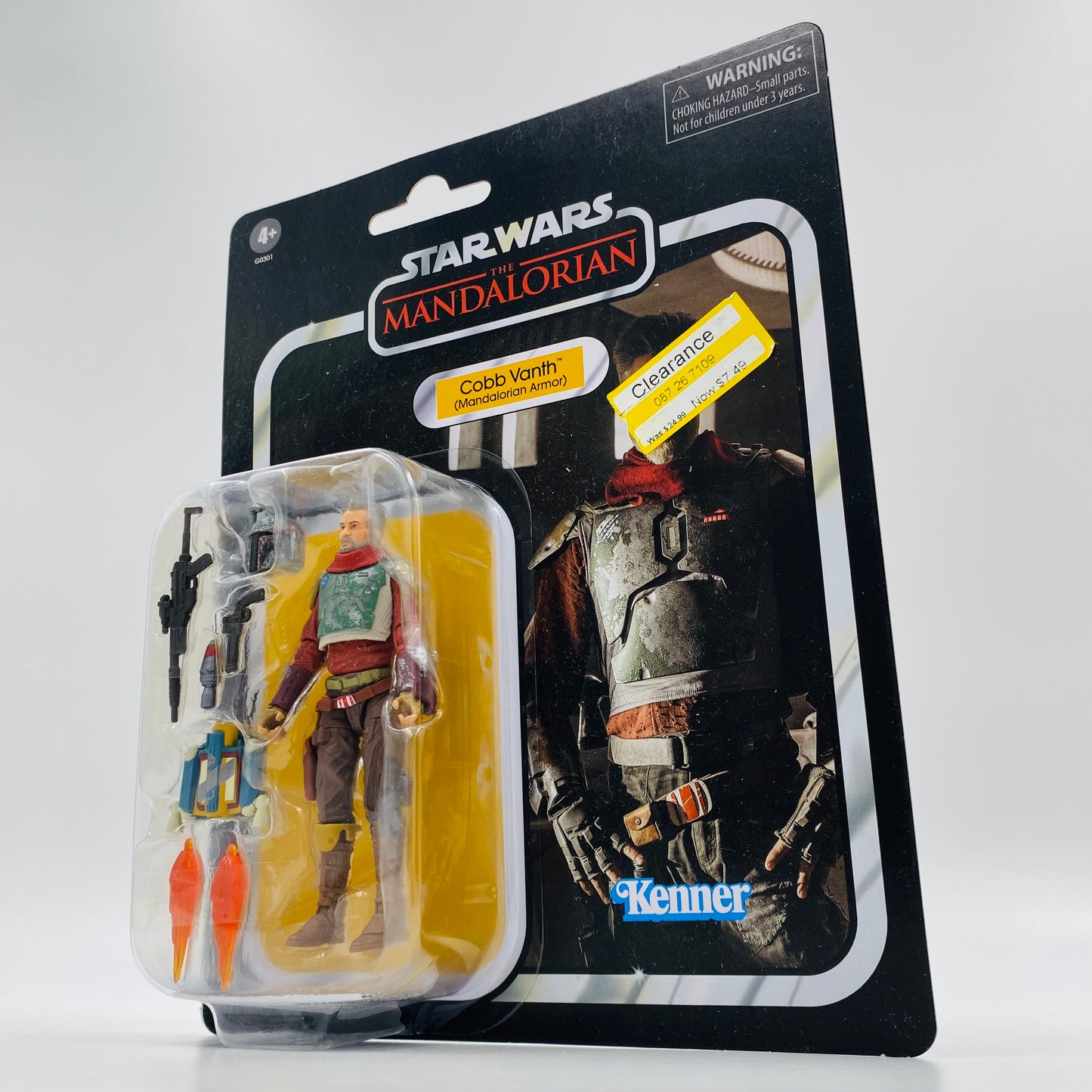 Star Wars The Vintage Collection Cobb Vanth (Mandalorian Armor) Deluxe carded 3.75” action figure (2024) Kenner (Hasbro)