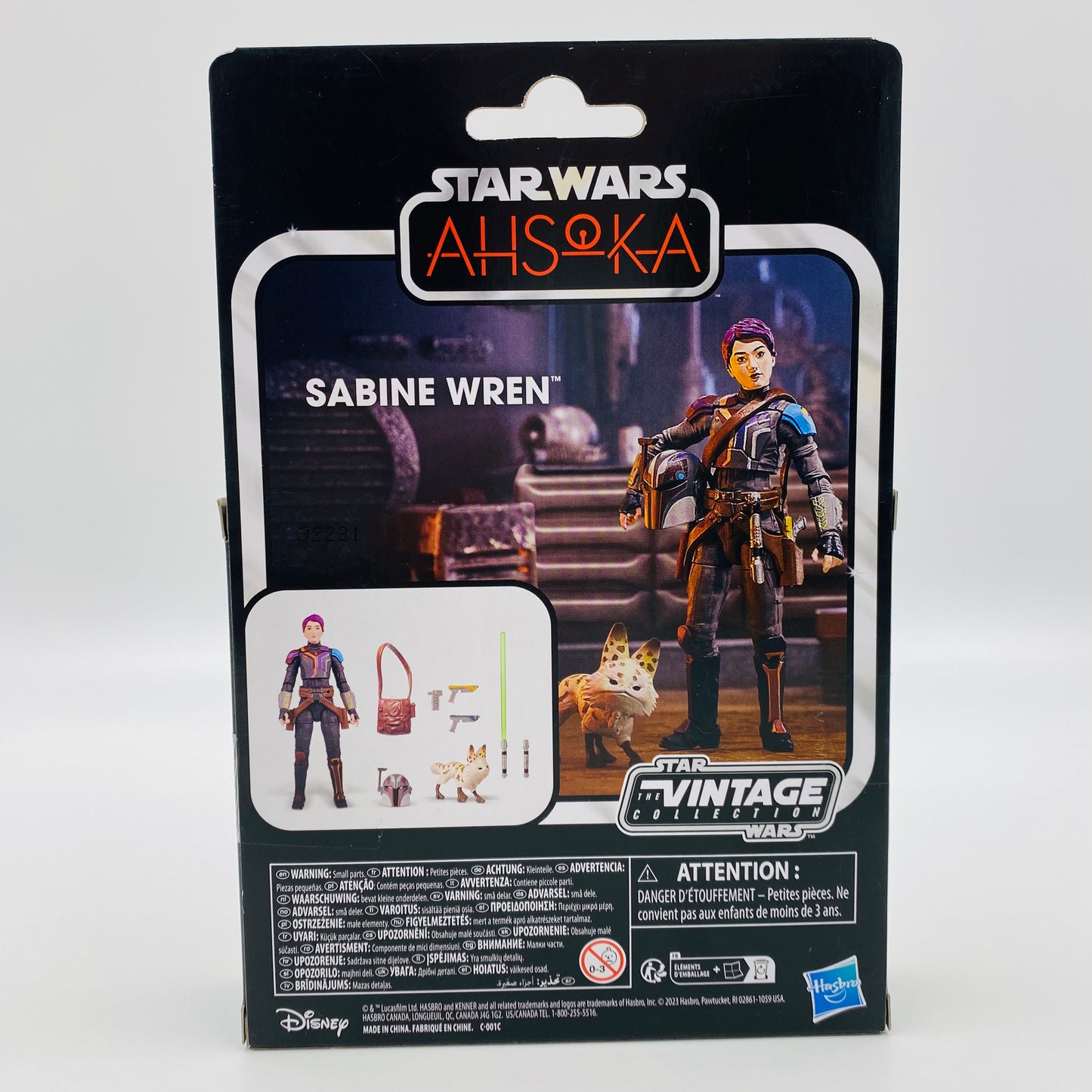 Star Wars The Vintage Collection Sabine Wren Deluxe carded 3.75” action figure (2023) Kenner (Hasbro)