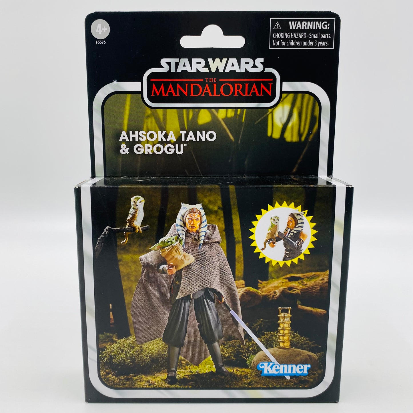 Star Wars The Vintage Collection Ahsoka Tano & Grogu Deluxe carded 3.75” action figures (2022) Kenner (Hasbro)