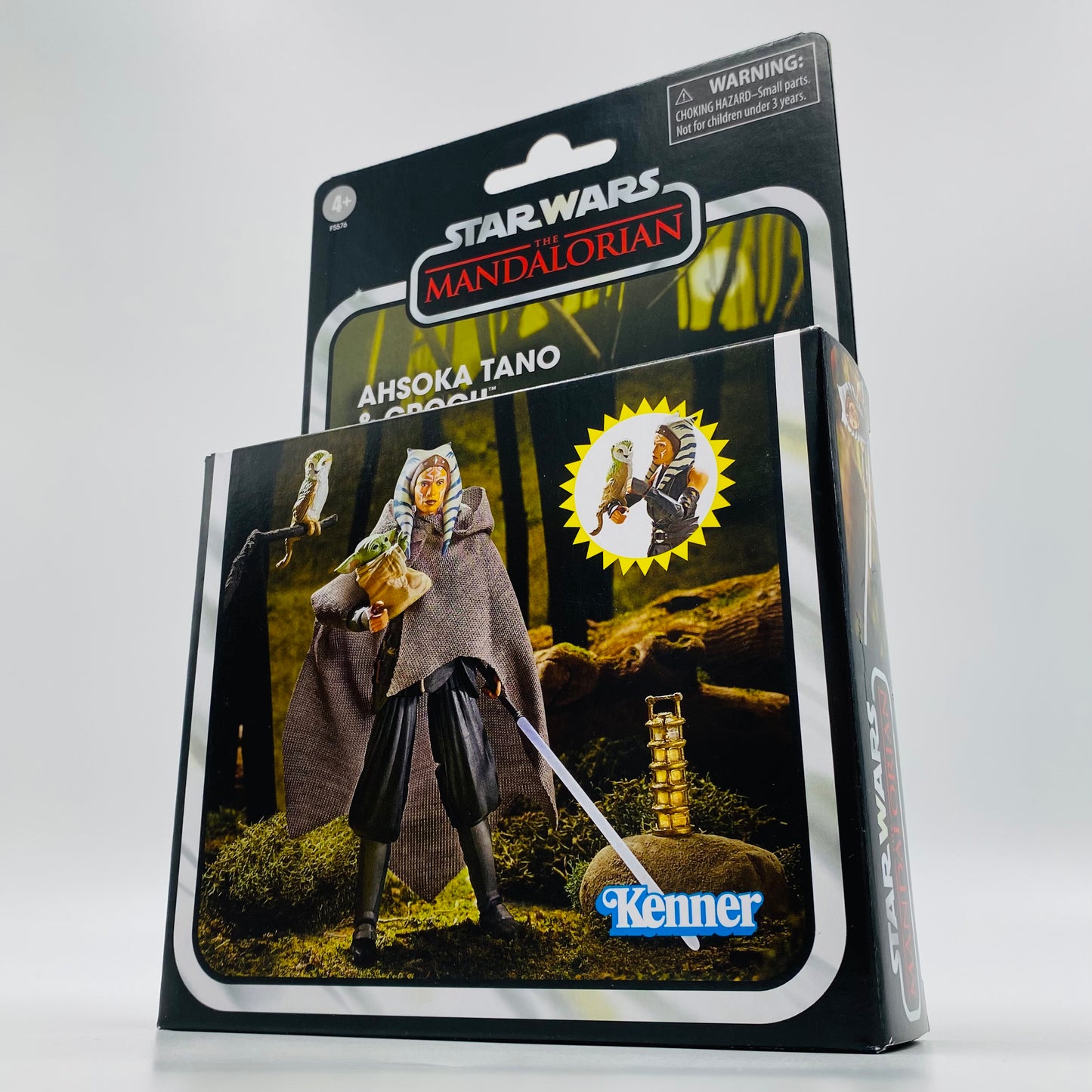 Star Wars The Vintage Collection Ahsoka Tano & Grogu Deluxe carded 3.75” action figures (2022) Kenner (Hasbro)