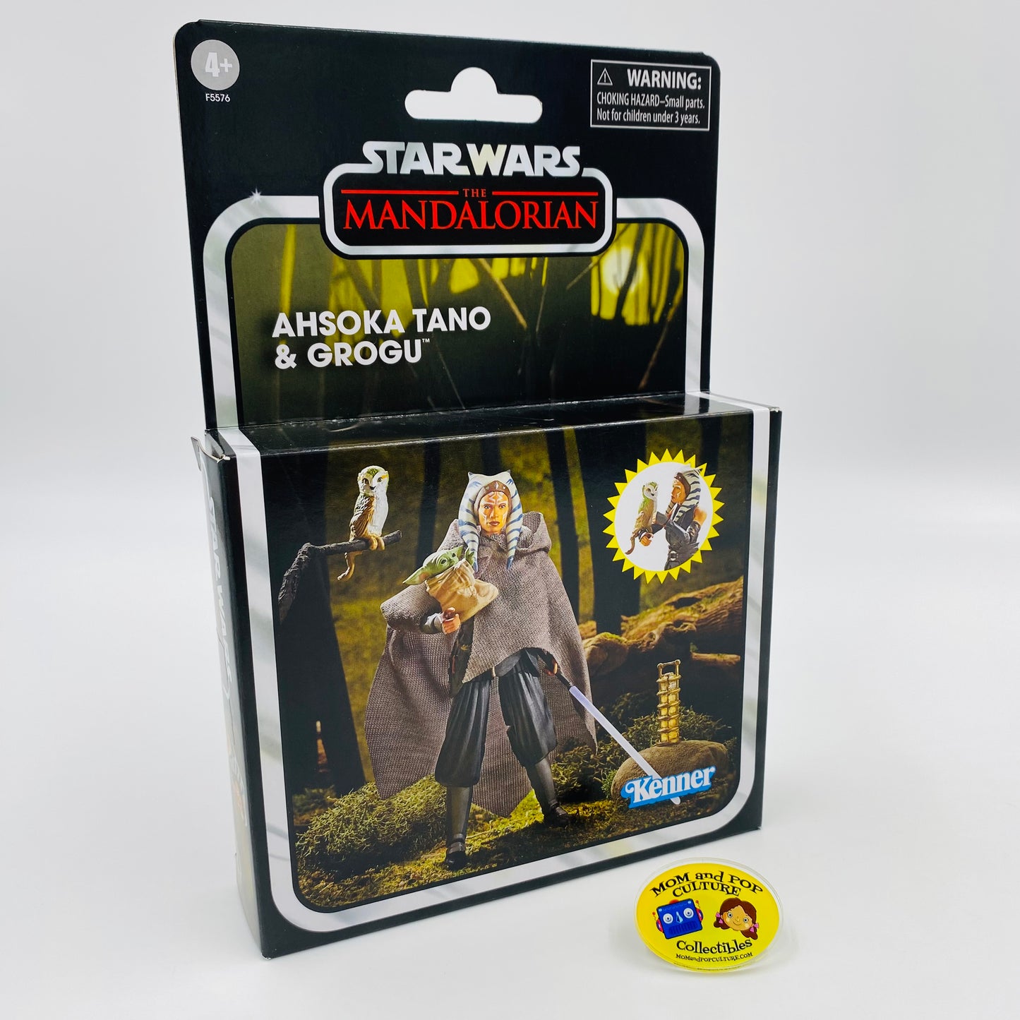 Star Wars The Vintage Collection Ahsoka Tano & Grogu Deluxe carded 3.75” action figures (2022) Kenner (Hasbro)