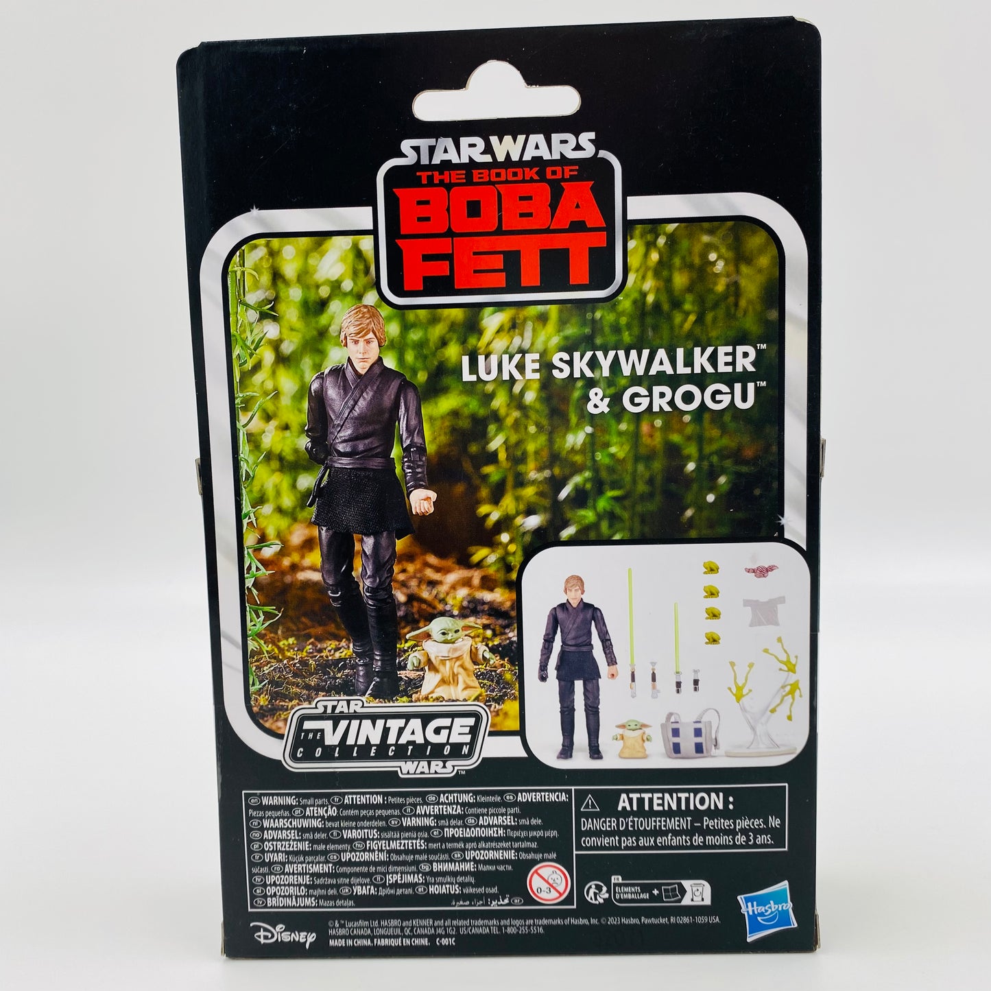 Star Wars The Vintage Collection Luke Skywalker & Grogu Deluxe carded 3.75” action figures (2023) Kenner (Hasbro)
