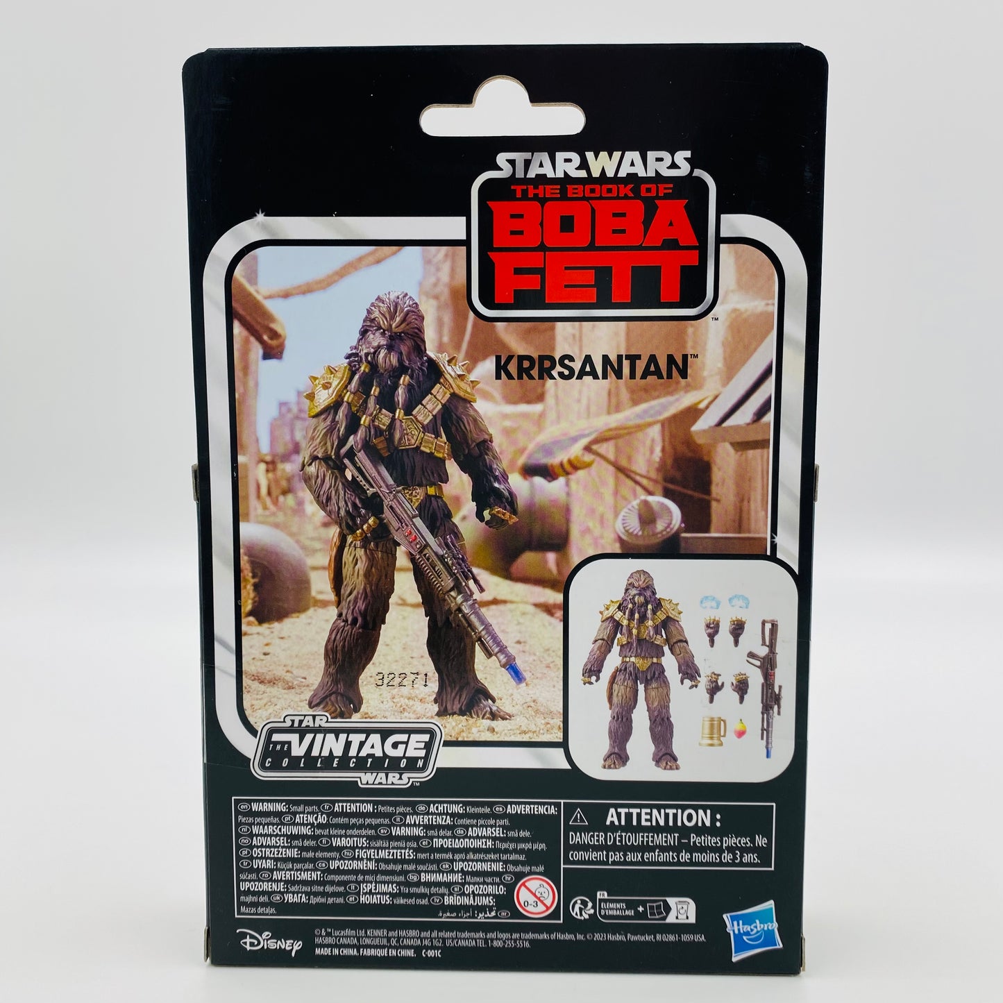 Star Wars The Vintage Collection Krrsantan Deluxe carded 3.75” action figure (2023) Kenner (Hasbro)