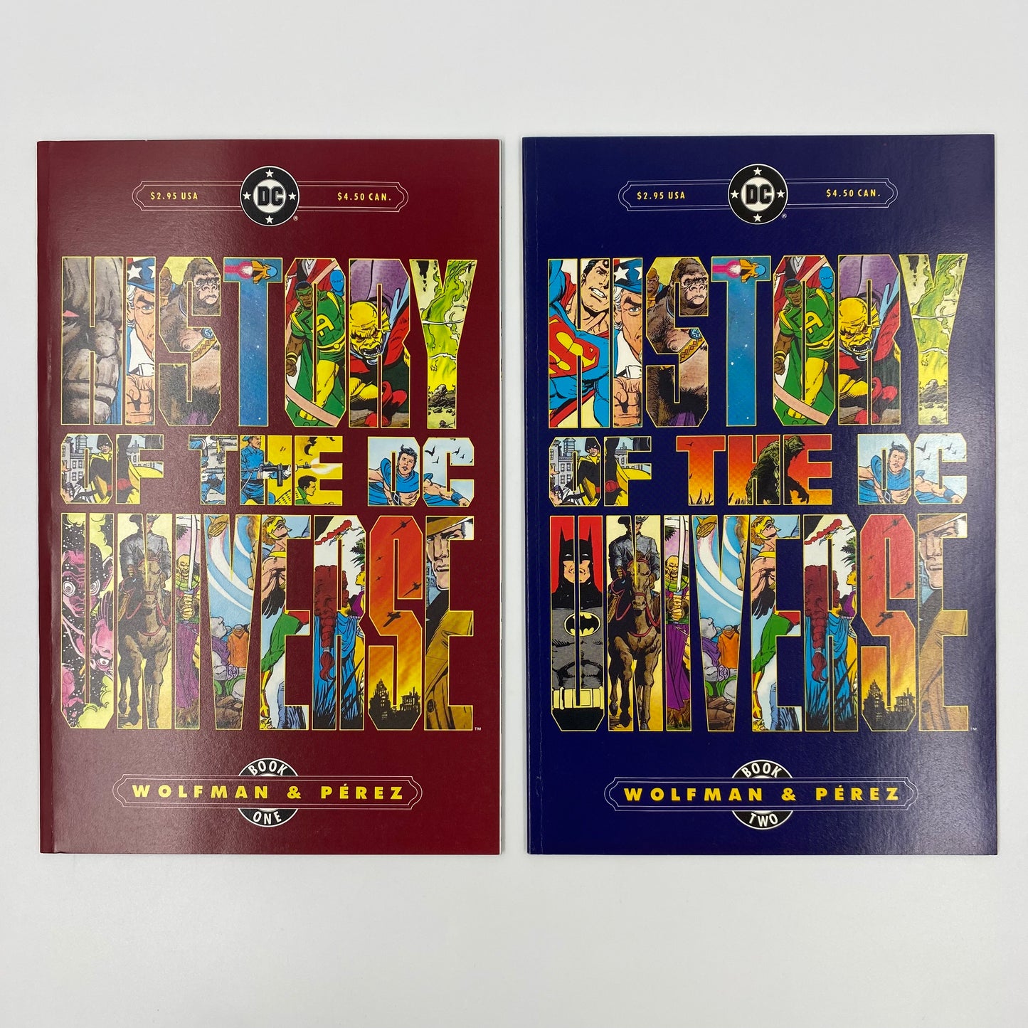 History of the DC Universe #1-2 (1986) DC (VF-,VF-)