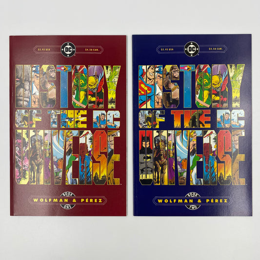 History of the DC Universe #1-2 (1986) DC (VF-,VF-)